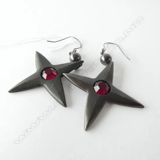 PAIR OF BIANCA SPENDER (Australia) COSTUME EARRINGS