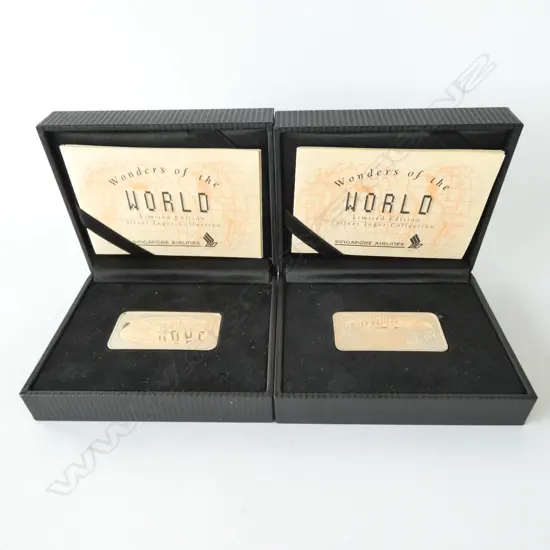 2 800 SILVER INGOTS, CASED 51.1 GRAMS TOTAL