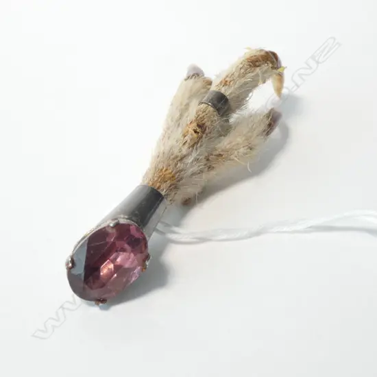 SCOTTISH STG SILVER GROUSE CLAW BROOCH