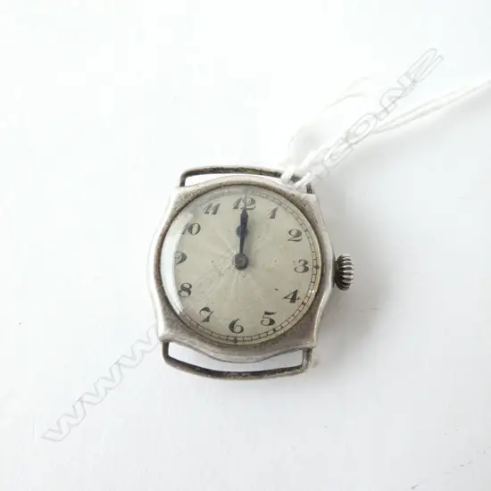Ladies 1930's Sterling silver watch, needs service and strap