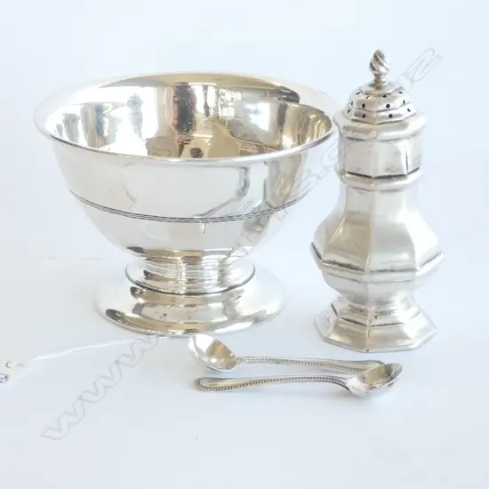 SILVER SUGAR/PEPPER/2 SPOONS 100gm