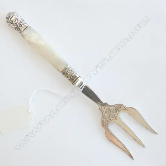 SILVER PLATE & M.O.P PICKLE FORK