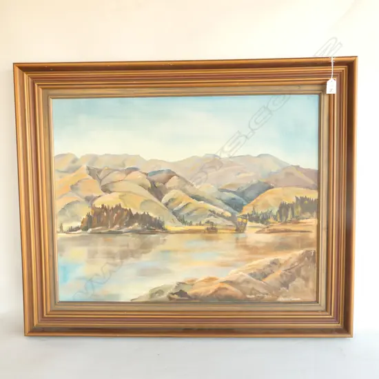 BERENICE TURNER PAINTING FRAMED OIL ON BOARD 700 X 580MM
