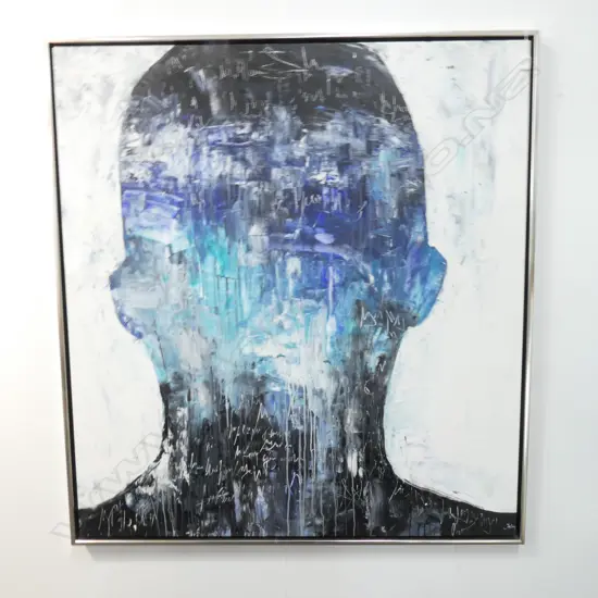 JOHANNA ANTHONY 2007 MIXED MEDIA PAINTING. 1200 X 1150MM