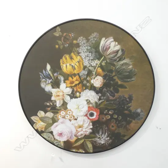 LG ROUND BOTANICAL PRINT. DIA. 1000MM