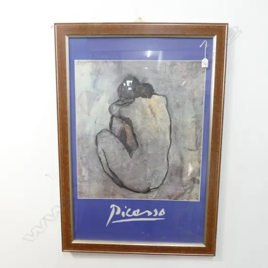 PICASSO MPOSTER PRINT FRAMED