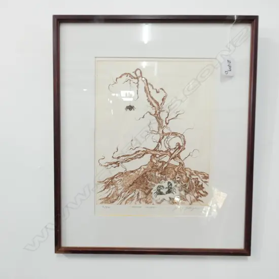 JENNY GALLAGHER 'HOUSE GUEST' LTD. ED. PRINT 2/30. 200 X 250MM