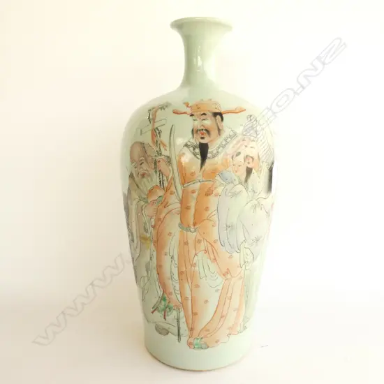 LARGE CHINESE VASE SMALL FIRING FAULT H. 390MM
