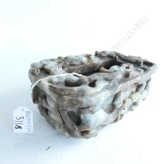 CONGLOMERATE JADE CENSER L. 195MM