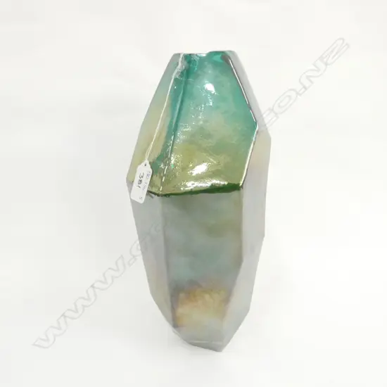 LG CONTEMPORARY GLASS VASE, H. 320MM