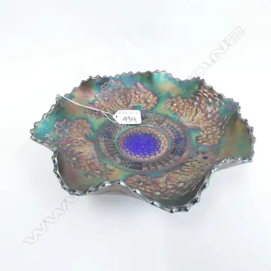 PETROL CARNIVAL GLASS BOWL D.230mm