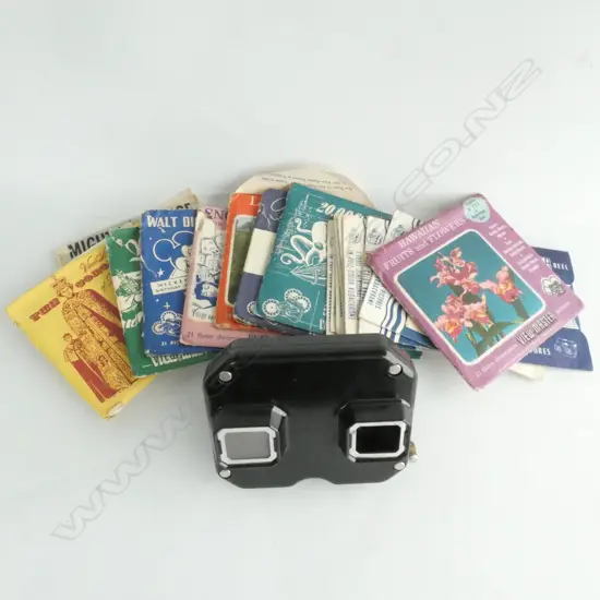 OLD VIEW MASTER AND SLIDES