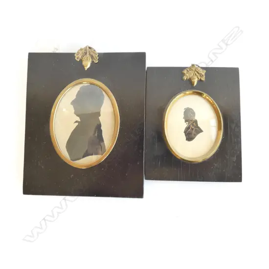 2 FRAMED SILHOUETTES