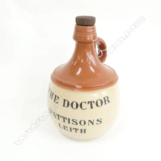 RARE THE DOCTOR PATTISON’S LEITH WHISKEY JAR H.190mm