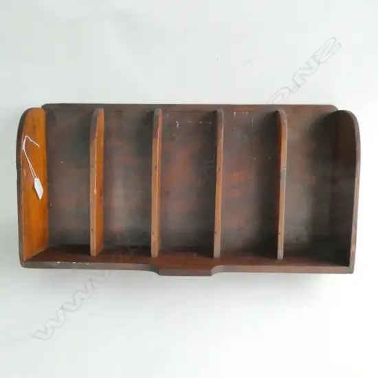 WOODEN DIVIDED DESK ORGANISER L 520 MM