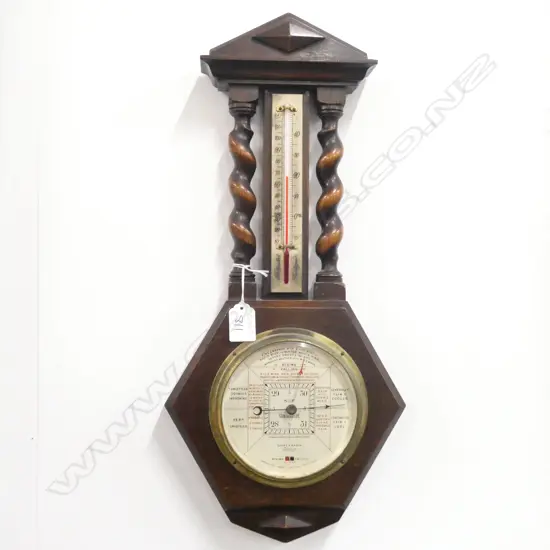 SHORT & MASON 'STORMOGUIDE' BAROMETER H. 500MM