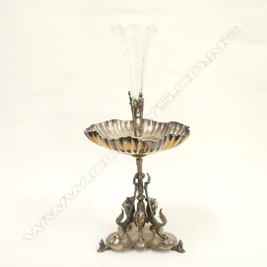 SILVER PLATE EPERGNE H. 450MM