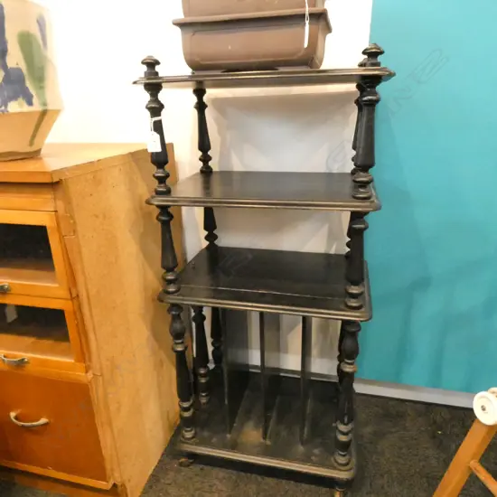 EARLY 20TH CENTURY FRENCH 4 SHELF CABINET H. 970MM