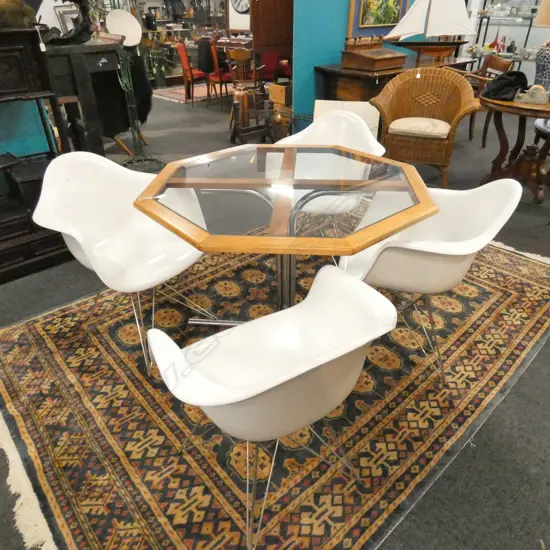 4 EAMES STYLE DAR CHAIRS 
