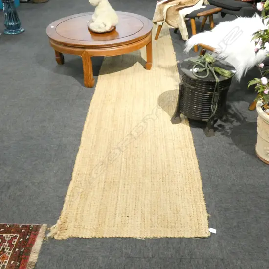 JUTE RUNNER RUG ONE CNR AF 3660 X 770MM