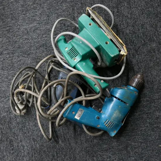 BOX OF POWER TOOLS (AS-IS)