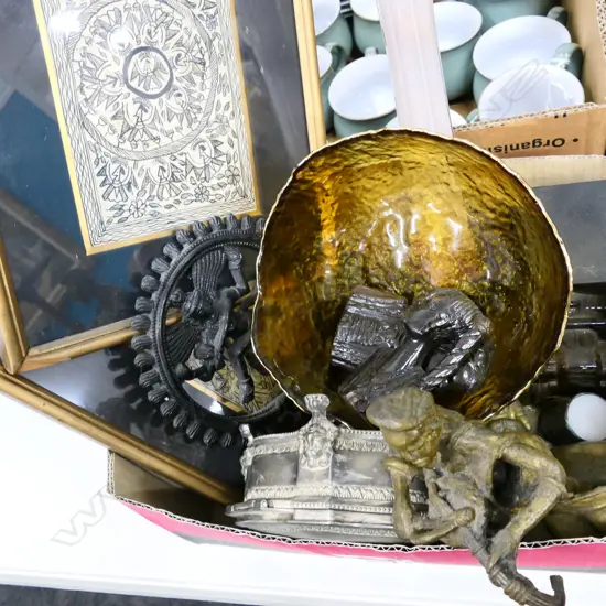 BOX LOT ASST. ORIENTAL PCES 