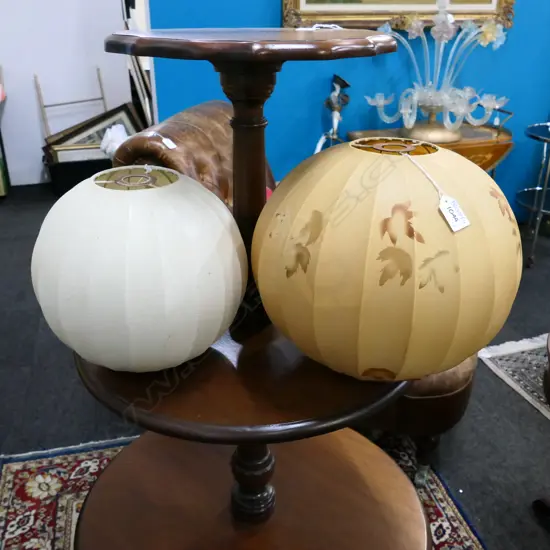 2 GEORGE NELSON SHADES H. 275MM