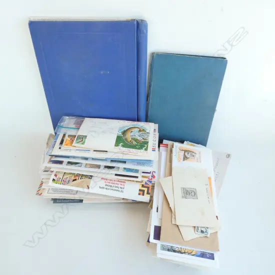 COLLECTION OF NZ FIRST DAY COVERS + OLD ALBUM STAMP COLLECTION 