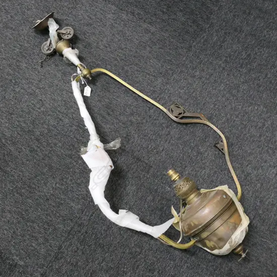 HANGING ELECTIC / OIL LAMP H. 1100MM