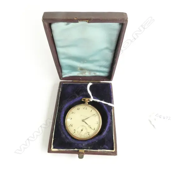 OLD GROSVENOR ROLLED GOLD POCKET WATCH 
