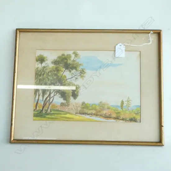 C1932 WATERCOLOR SIGNED N. BALCONDA?? L.390mm