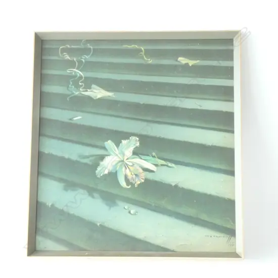 'LOST ORCHID'  PRINT BY TRETCHIKOFF C1948  480 X 530MM