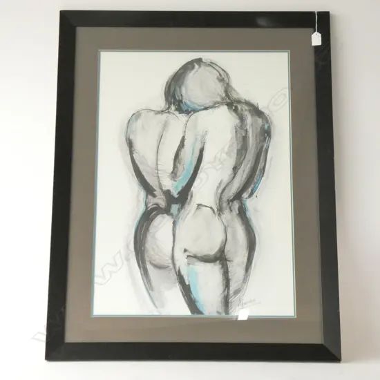 SIGNED NUDE PRINT 690 X 490MM