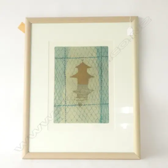 RODNEY FUMPSTON PRINT 'GOLD PAVILION ED. 17/75 400 X 295MM