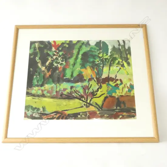 JULIAN HOOPER ABSTRACT W/C '92 495 X 635MM