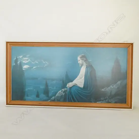 JESUS SACRED HEART PRINT 420 X 820 MM