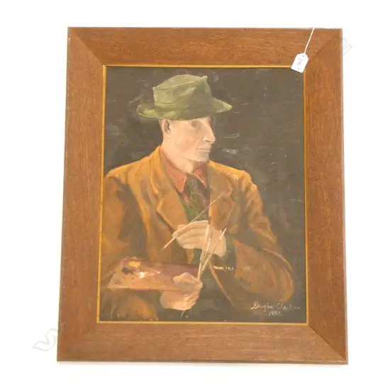 DOUGLAS CLARKSON SELF PORTRAIT 1953, OIL