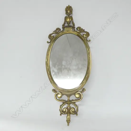  ORNATE GILT FRAMED MIRROR - L. 700MM