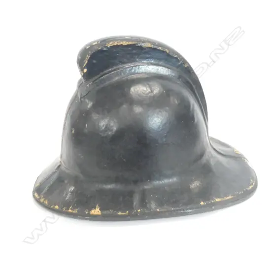 OLD LEATHER FIREMAN’S HELMET
