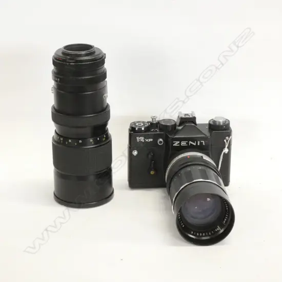 ZENIT 35MM CAMERA + 2 LENSES