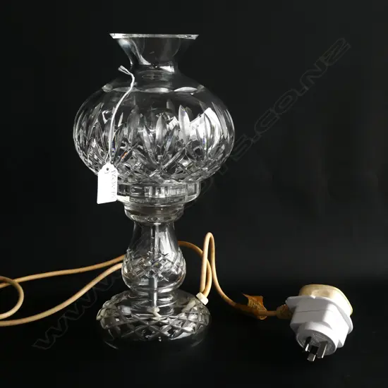 WATERFORD CRYSTAL LAMP H. 310MM