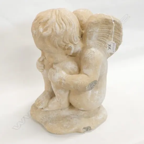 CEMENT GARDEN ANGEL CHIPS H. 360MM