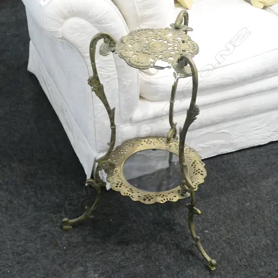 BRONZE 3 LEGGED TABLE H. 715MM