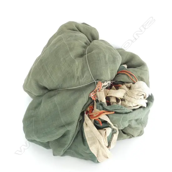 LGE VINTAGE HEMP MOSQUITO NET C1920's DBLE SIZE