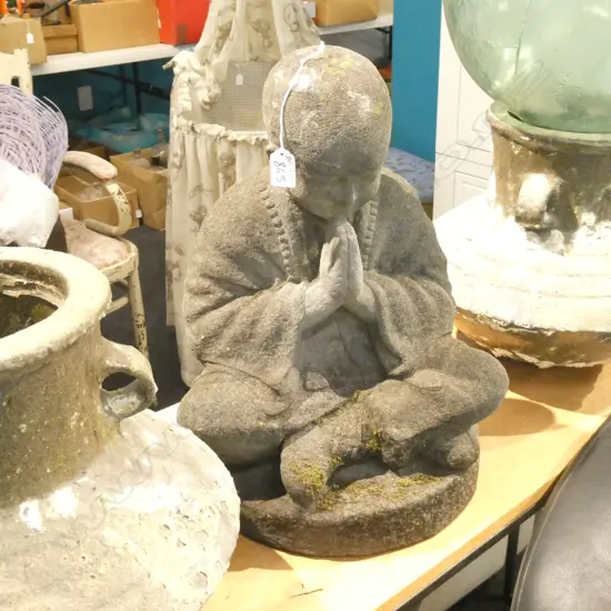 CEMENT GARDEN BUDDHA H. 470MM