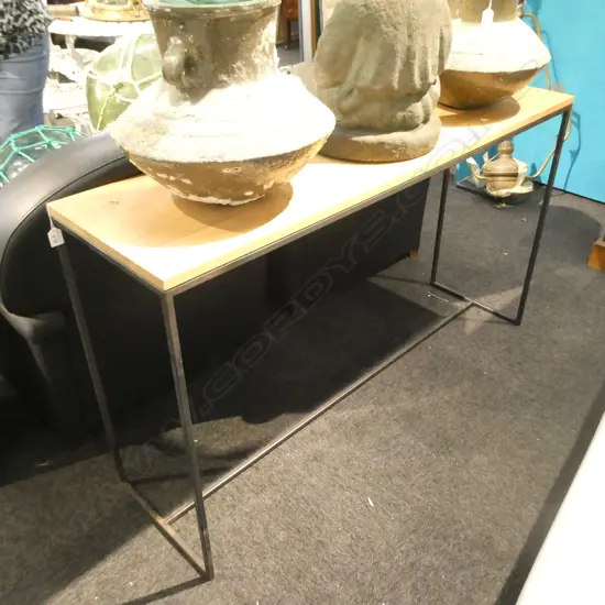 CONTEMPORARY SIDE TABLE H. 770MM L. 1330MM