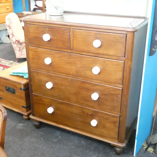 CHEST OF DRAWERS CERAMIC HANDLES H. 1190MM