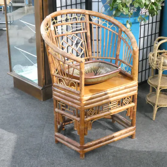 BRIGTON PAVILLION STYLE CHINESE ARMCHAIR H. 940MM