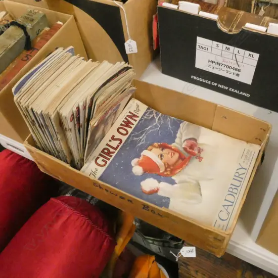 BOX 48 GIRLS OWN MAGAZINES 6 1930'S + 42 1940'S