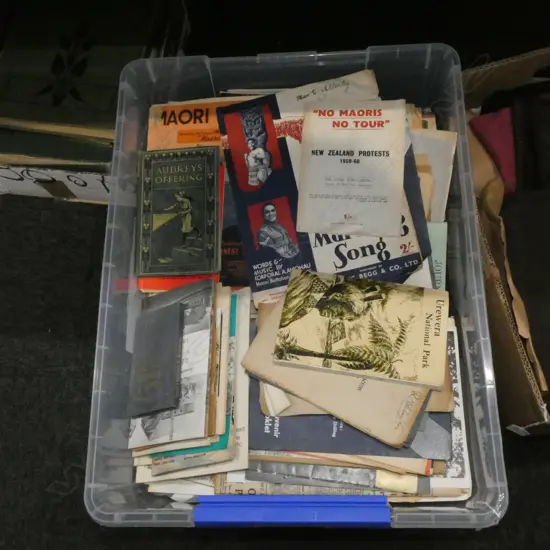 BOX LOT ASST. NZ EPHEMERA 